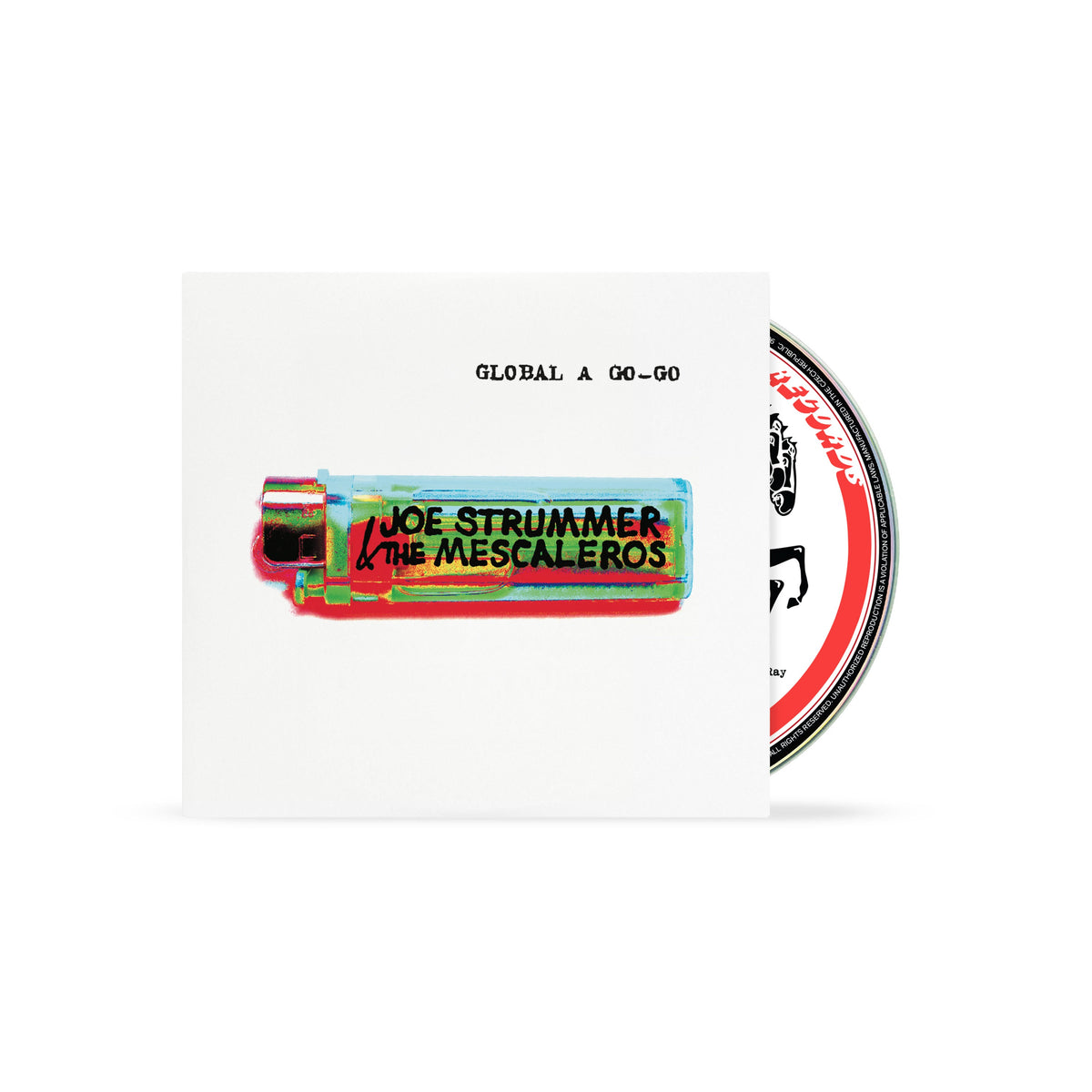 CD case for Joe Strummer & The Mescaleros’ “Global A Go-Go” album.