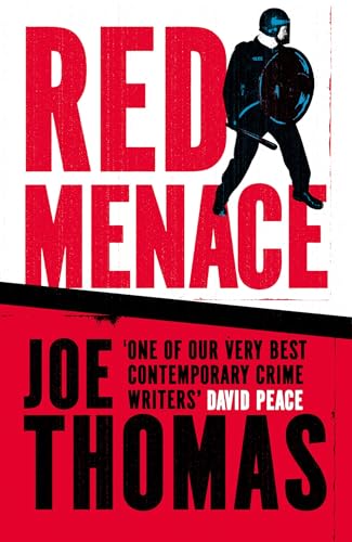 Book cover: “Red Menace” with bold red text and a silhouetted police officer.