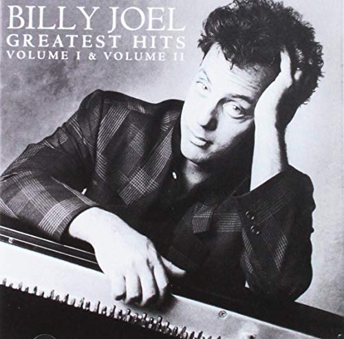 Billy Joel’s “Greatest Hits Volume I & II” CD cover with portrait.