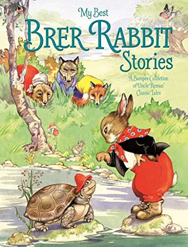 Cover of “My Best Brer Rabbit Stories” featuring animal characters.