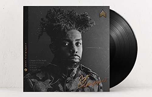 Vinyl record of Joel Culpepper’s “Sgt Culpepper” album with portrait cover.