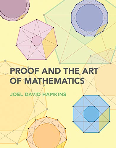 Book cover with geometric shapes and the title "Proof and the Art of Mathematics".