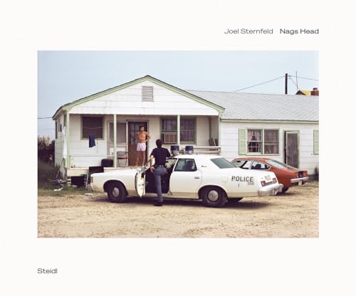 A police car and people in front of a modest, rural home.