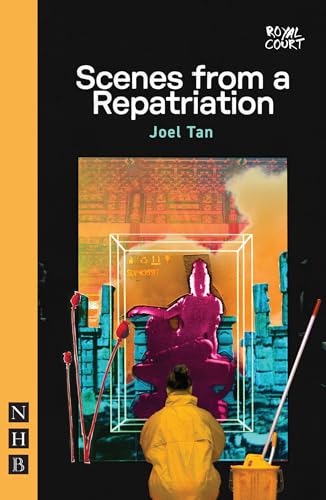 Book cover: "Scenes from a Repatriation" with abstract art and figures.