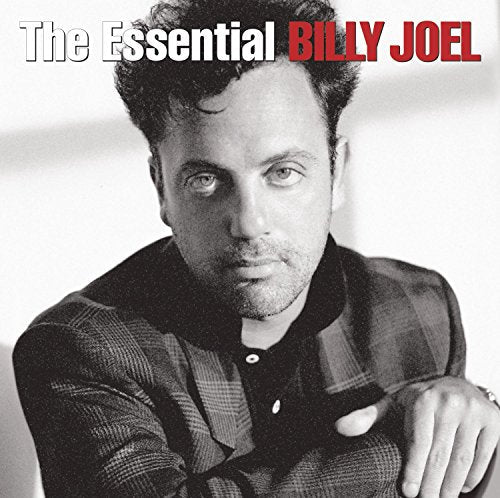 CD cover featuring a black and white portrait of Billy Joel.