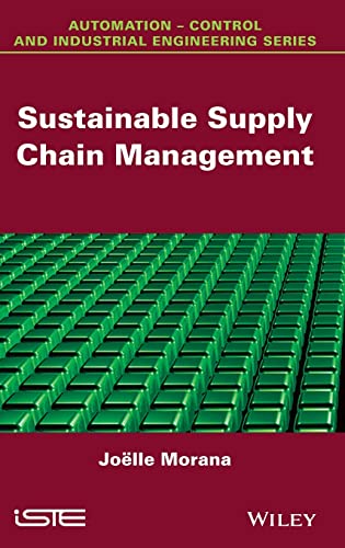 Book cover: “Sustainable Supply Chain Management” with green circuit board image.