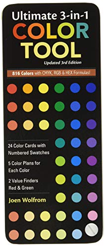 Color tool with numbered swatches and color plans, 3rd edition.