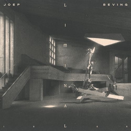 CD cover: grayscale architectural interior with abstract sculpture.