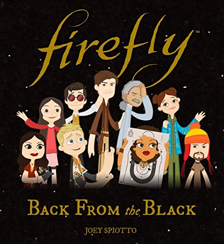 Firefly: Back from the Black" book cover with cartoon characters.