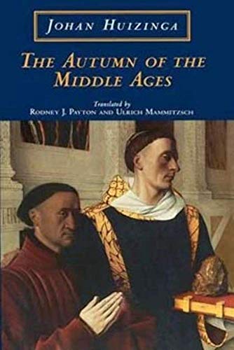 Book cover depicting two men in medieval attire, with a book.