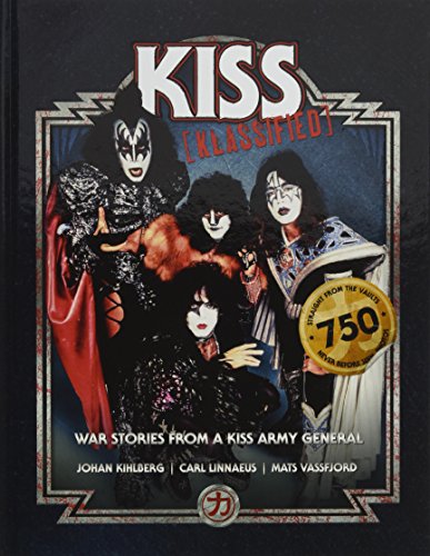 Book cover featuring the band KISS in makeup, titled "KISS Klassified 2017".