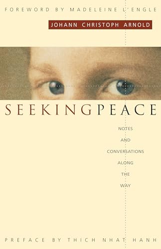 Book cover: “Seeking Peace” with a close-up of a person’s eye.