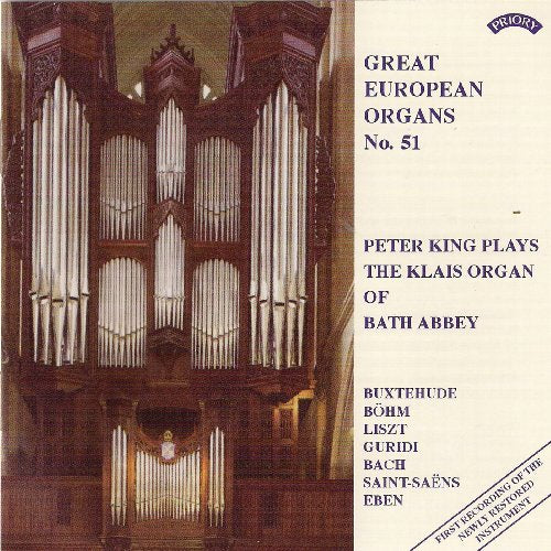 CD cover featuring a large pipe organ inside Bath Abbey.