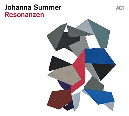 Album cover for Johanna Summer’s “Resonanzen” featuring abstract geometric shapes.