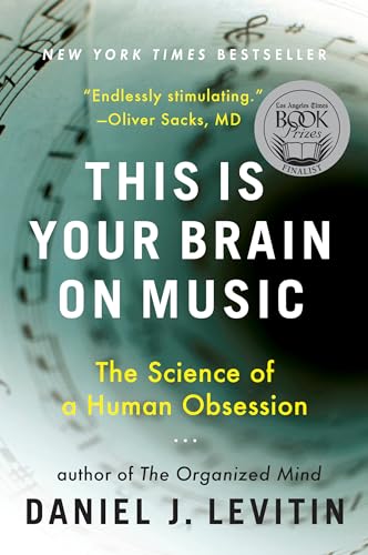 Book cover with title "This Is Your Brain On Music" in large white text.