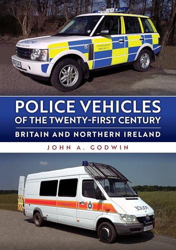 Book cover featuring British police Range Rover and van vehicles.
