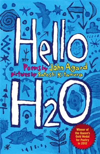 BookSlightly texturedBC Book cover for Hello H2O with blue aquatic illustrations and white text.