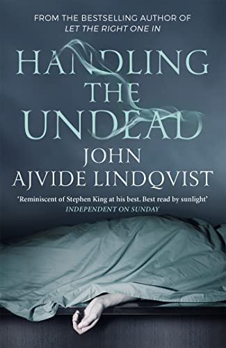 Book cover: "Handling the Undead" with a hand emerging from under a sheet.