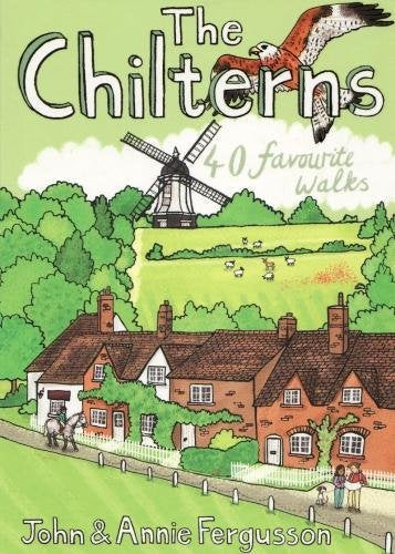 Book cover: illustrated Chilterns landscape with windmill, houses, and a bird.