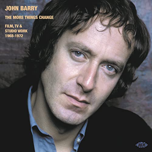 CD cover featuring a portrait of composer John Barry, looking directly at the viewer.