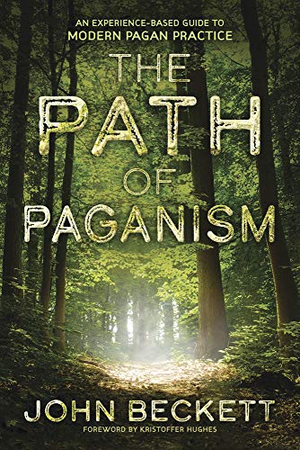 Book cover: "The Path of Paganism" with a forest path image.