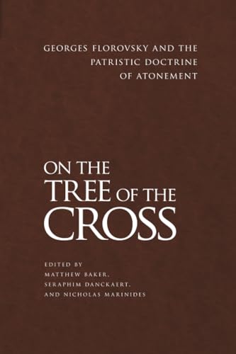 Dark brown book cover with white text: "On the Tree of the Cross".
