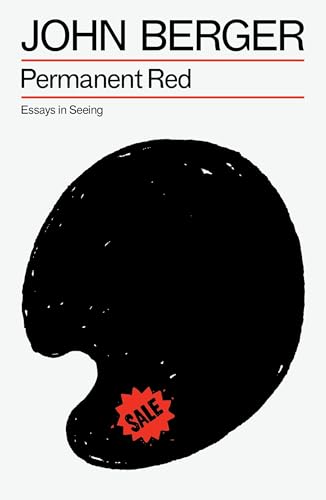 Book cover for Permanent Red by John Berger featuring a black artist's palette graphic.