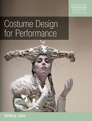 Book cover featuring a performer in an elaborate bone-like headpiece and textured costume.