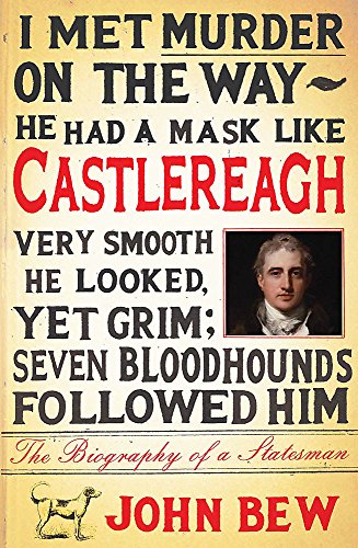 Book cover: "Castlereagh," a biography with portrait and dog illustration.