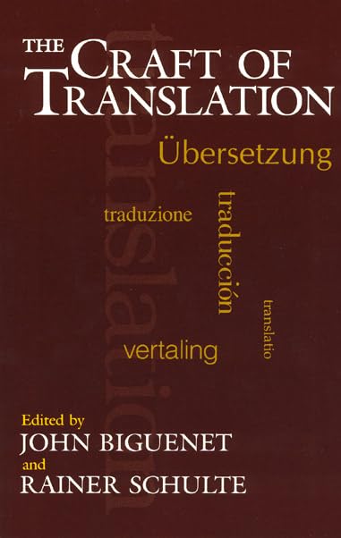 Book cover: "The Craft of Translation" with text in multiple languages.