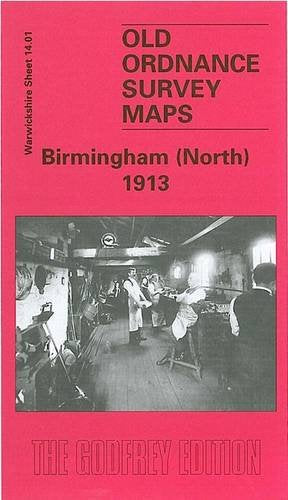 1913 Ordnance Survey map of Birmingham (North), Warwickshire, with historical image.