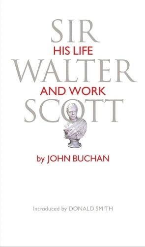Book cover featuring a bust of Sir Walter Scott and title text.