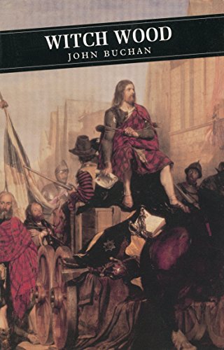 Book cover: “Witch Wood” with historical painting of a man in red.