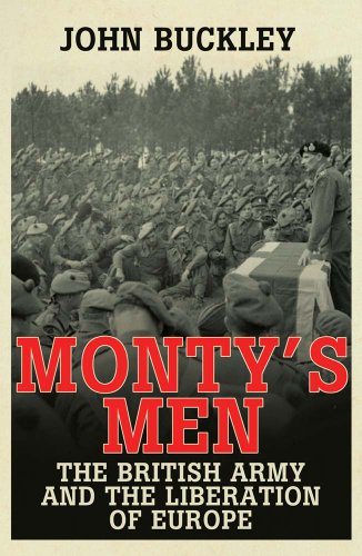 Book cover: British soldiers in a crowd, with title “Monty’s Men.”