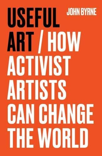 Book cover with bold black and white text on an orange background.
