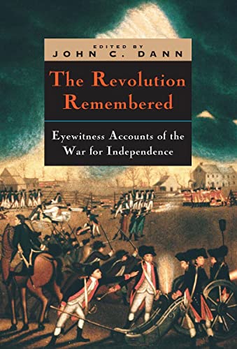 Book cover depicting a Revolutionary War battle scene, titled "The Revolution Remembered.
