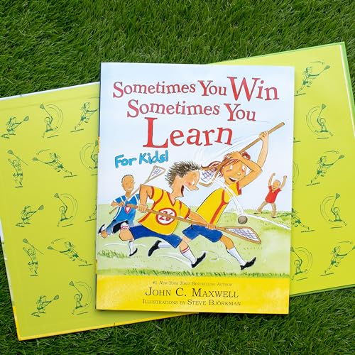 Children’s book cover, “Sometimes You Win - Sometimes You Learn For Kids,” with lacrosse players.