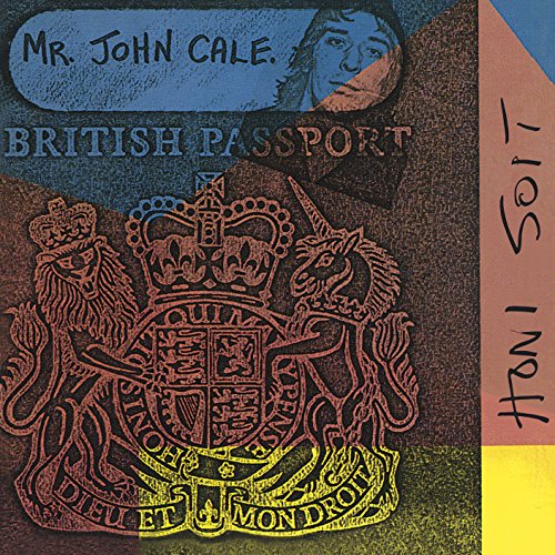 CD cover for John Cale’s “Honi Soit”, featuring a passport design.