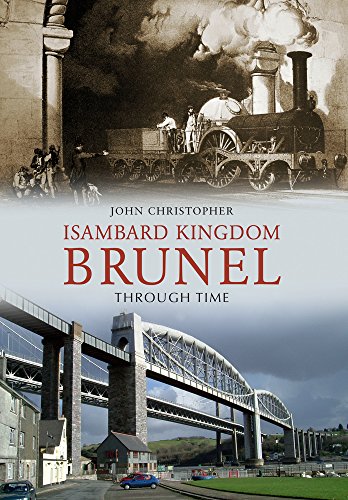 Book cover featuring Brunel, a steam train, and the Clifton Suspension Bridge.