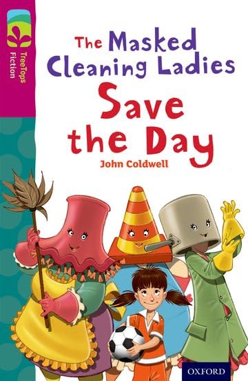 Book cover featuring cartoon cleaning ladies and a young girl.