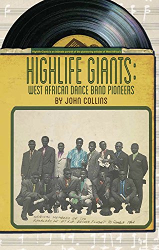 Book cover featuring a vintage photograph of a West African dance band.