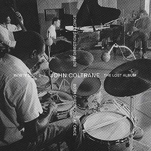 John Coltrane album cover featuring musicians in a recording studio.