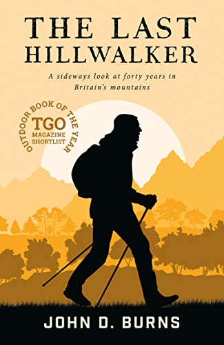 Book cover: Silhouette of a hiker against a mountain landscape.