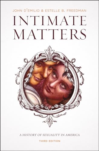 Book cover: "Intimate Matters," featuring a framed illustration of two people.