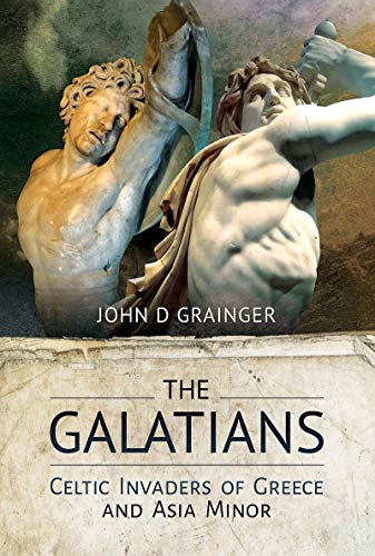 Book cover featuring ancient marble statues and the title "The Galatians.
