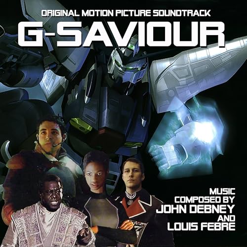CD cover for "G-Saviour" featuring a robot and four people.