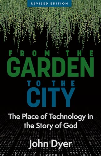 Book cover: "From the Garden to the City" with green foliage and binary code.