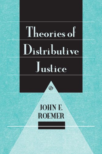 Book cover: "Theories of Distributive Justice" by John E. Roemer.