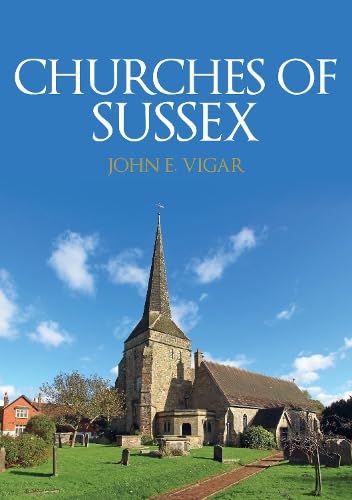 Book cover featuring a stone church with a tall spire under a blue sky.