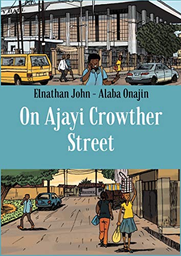 Book cover depicting a busy street scene in illustrated style.